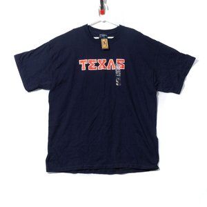 NWT Steve & Barry's Texas Tee Shirt Navy Women's Size XL